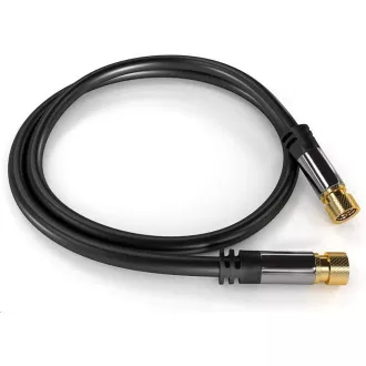 PREMIUMCORD kabel, satelitska antena F moški - F moški (135 dB) 4x zaščiten 3m PREMIUMCORD kabel, satelitska antena F moški - F moški (135 dB) 4x zaščiten 3m