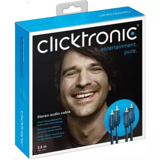 ClickTronic HQ OFC kabel 2x Cinch - 2x Cinch RCA, M/M, 10 m