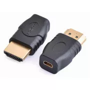 Adapter PremiumCord micro HDMI tip D ženski - HDMI tip A moški