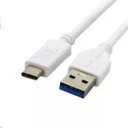 C-TECH Kabel USB 2.0 AM do USB-C (AM/CM), 1 m, bel