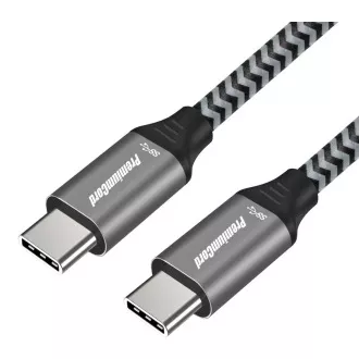 PREMIUMCORD Kabel USB 3.2 Gen 1 USB-C (M/M), bombažna pletenica, 1, 5 m
