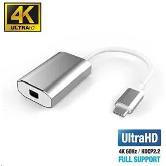 PremiumCord adapter USB-C na mini DisplayPort, ločljivost 4K*2K pri 60 Hz