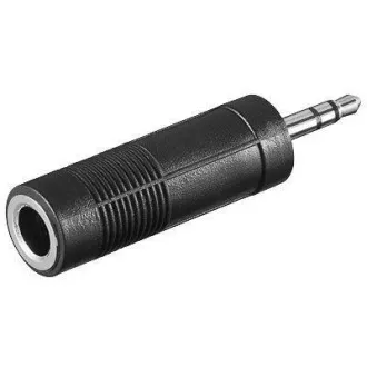 PremiumCord Adapter 3,5 mm stereo vtič - 6, 3 mm stereo vtič (M/F)