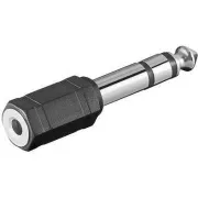 PremiumCord adapter 6, 3 mm stereo vtič - 3, 5 mm stereo vtič (M/F)