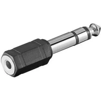 PremiumCord adapter 6, 3 mm stereo vtič - 3, 5 mm stereo vtič (M/F)