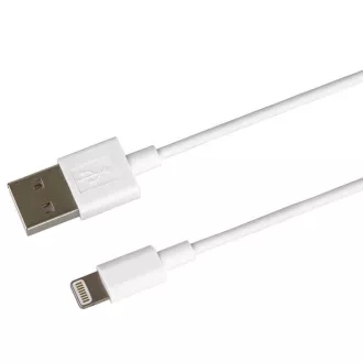PremiumCord Lightning kabel za polnjenje in sinhronizacijo iPhona, 8-pinski - USB A M/M, 1 m