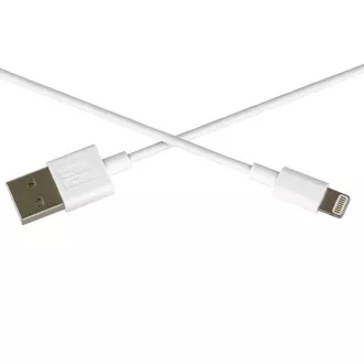 PremiumCord Lightning kabel za polnjenje in sinhronizacijo iPhona, 8-pinski - USB A M/M, 1 m