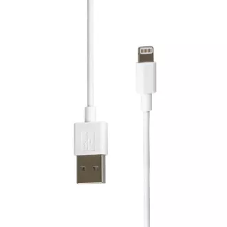 PremiumCord Lightning kabel za polnjenje in sinhronizacijo iPhona, 8-pinski - USB A M/M, 1 m