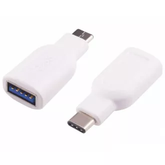 PremiumCord Adapter USB 3.1 priključek C - USB 3.0 A (M/F), OTG, bel