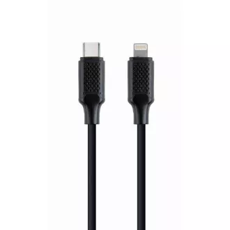GEMBIRD Kabel USB 2.0 Type-C do modula Ligtning (CM/8pinM), 1, 5 m, podatkovni, črn