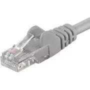PremiumCord Povezovalni kabel UTP RJ45-RJ45 CAT6 1, 5m siv