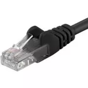 PremiumCord Povezovalni kabel UTP RJ45-RJ45 CAT6 1, 5m črn