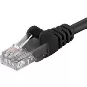 PremiumCord Povezovalni kabel UTP RJ45-RJ45 CAT6 3m črn