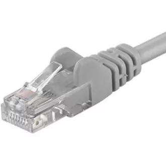 PremiumCord Povezovalni kabel UTP RJ45-RJ45 CAT6 5m siv