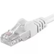 PremiumCord Povezovalni kabel UTP RJ45-RJ45 CAT6 10m bela