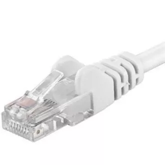 PremiumCord Povezovalni kabel UTP RJ45-RJ45 CAT6 10m bela