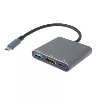PremiumCord Adapter USB-C na HDMI   USB3.0   PD, ločljivost 4K in FULL HD 1080p