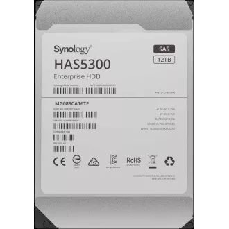 Synology 3, 5" trdi disk HAS5300-12T (NAS) (12TB, SAS, 7200 vrtljajev na minuto, 256 MB) Synology 3, 5" trdi disk HAS5300-12T (NAS) (12TB, SAS, 7200 vrtljajev na minuto, 256 MB)