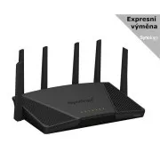 Usmerjevalnik Synology RT6600ax MESH WiFi6 (AX6000, 2, 4GHz/5GHz, 3xGbELAN, 1x2, 5GbELAN, 1xGbEWAN, 1xUSB3.2)