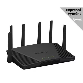Usmerjevalnik Synology RT6600ax MESH WiFi6 (AX6000, 2, 4GHz/5GHz, 3xGbELAN, 1x2, 5GbELAN, 1xGbEWAN, 1xUSB3.2)