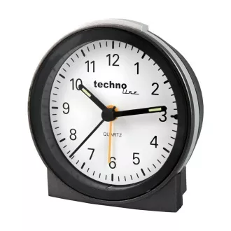 Analogna budilka TechnoLine Modell G, srebrna