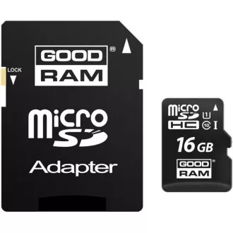 Kartica GOODRAM MicroSDHC 16 GB M1AA, UHS-I Class 10, U1   adapter