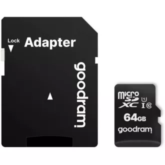 Kartica GOODRAM MicroSDXC 64GB M1AA, UHS-I Class 10, U1   adapter