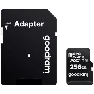 Kartica GOODRAM microSDXC 256 GB M1AA (R:100/W:10 MB/s), UHS-I Class 10, U1   adapter