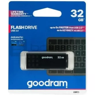 GOODRAM Flash disk 32 GB UME3, USB 3.0, črn