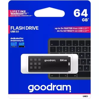 GOODRAM Flash disk 64 GB UME3, USB 3.0, črn