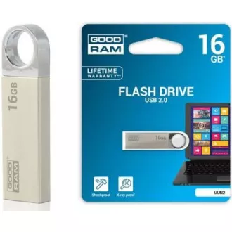 GOODRAM Flash disk UUN2 16GB USB 2.0 srebrn