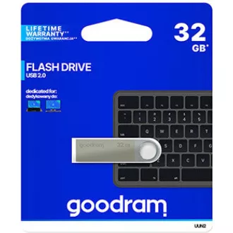 GOODRAM Flash disk UUN2 32GB USB 2.0 srebrn