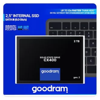 GOODRAM SSD CX400 Gen.2 2TB, SATA III, 2,5", (R:550/W:500MB/s)