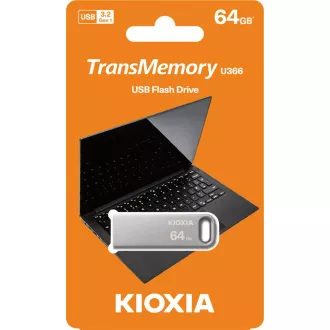 KIOXIA TransMemory Flash disk 64GB U366, srebrn KIOXIA TransMemory Flash disk 64GB U366, srebrn