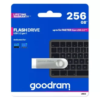 GOODRAM Flash Drive UNO3 16 GB, USB 3.2 Gen1, srebrn