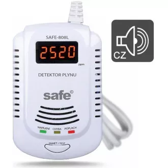 Safe Detektor vnetljivih in eksplozivnih plinov 808 - detektor zemeljskega plina