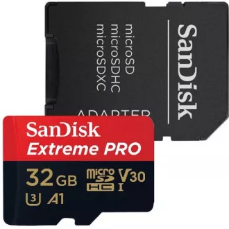 SanDisk Micro SDXC kartica 32 GB Extreme PRO (100 MB/s, razred 10 UHS-I V30)   adapter