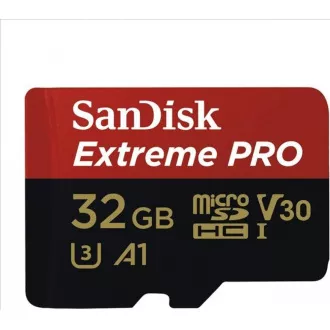 SanDisk Micro SDXC kartica 32 GB Extreme PRO (100 MB/s, razred 10 UHS-I V30)   adapter