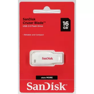 SanDisk Flash disk 16 GB Cruzer Blade, USB 2.0, bel