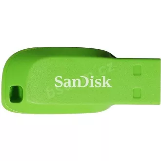SanDisk Flash disk 32 GB Cruzer Blade, USB 2.0, zelen