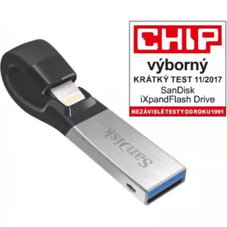 SanDisk Flash disk 64 GB Ultra, USB 3.0, rdeč