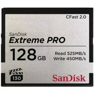 SanDisk CFAST 2.0 128 GB Extreme Pro (525 MB/s VPG130) SanDisk CFAST 2.0 128 GB Extreme Pro (525 MB/s VPG130)