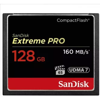 SanDisk Compact Flash 128 GB Extreme Pro (160 MB/s) VPG 65, UDMA 7