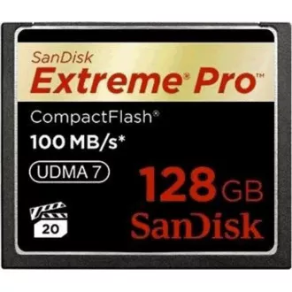 SanDisk Compact Flash 128 GB Extreme Pro (160 MB/s) VPG 65, UDMA 7