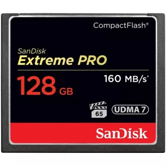 SanDisk Compact Flash 128 GB Extreme Pro (160 MB/s) VPG 65, UDMA 7