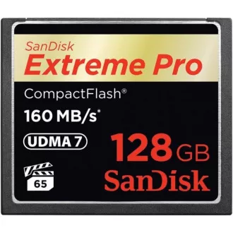 SanDisk Compact Flash 128 GB Extreme Pro (160 MB/s) VPG 65, UDMA 7