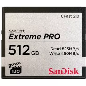 SanDisk CFAST 2.0 512 GB Extreme Pro (525 MB/s VPG130)