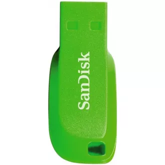 SanDisk Flash disk 16 GB Cruzer Blade, USB 2.0, zelen