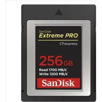 SanDisk Extreme Pro CFexpress kartica 256 GB, tip B, 1700 MB/s branje, 1200 MB/s pisanje SanDisk Extreme Pro CFexpress kartica 256 GB, tip B, 1700 MB/s branje, 1200 MB/s pisanje