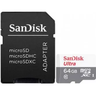 Kartica SanDisk MicroSDXC 64 GB Ultra (80 MB/s, razred 10, Android)   adapter